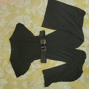 AGB black belted jumpsuit- Size Large